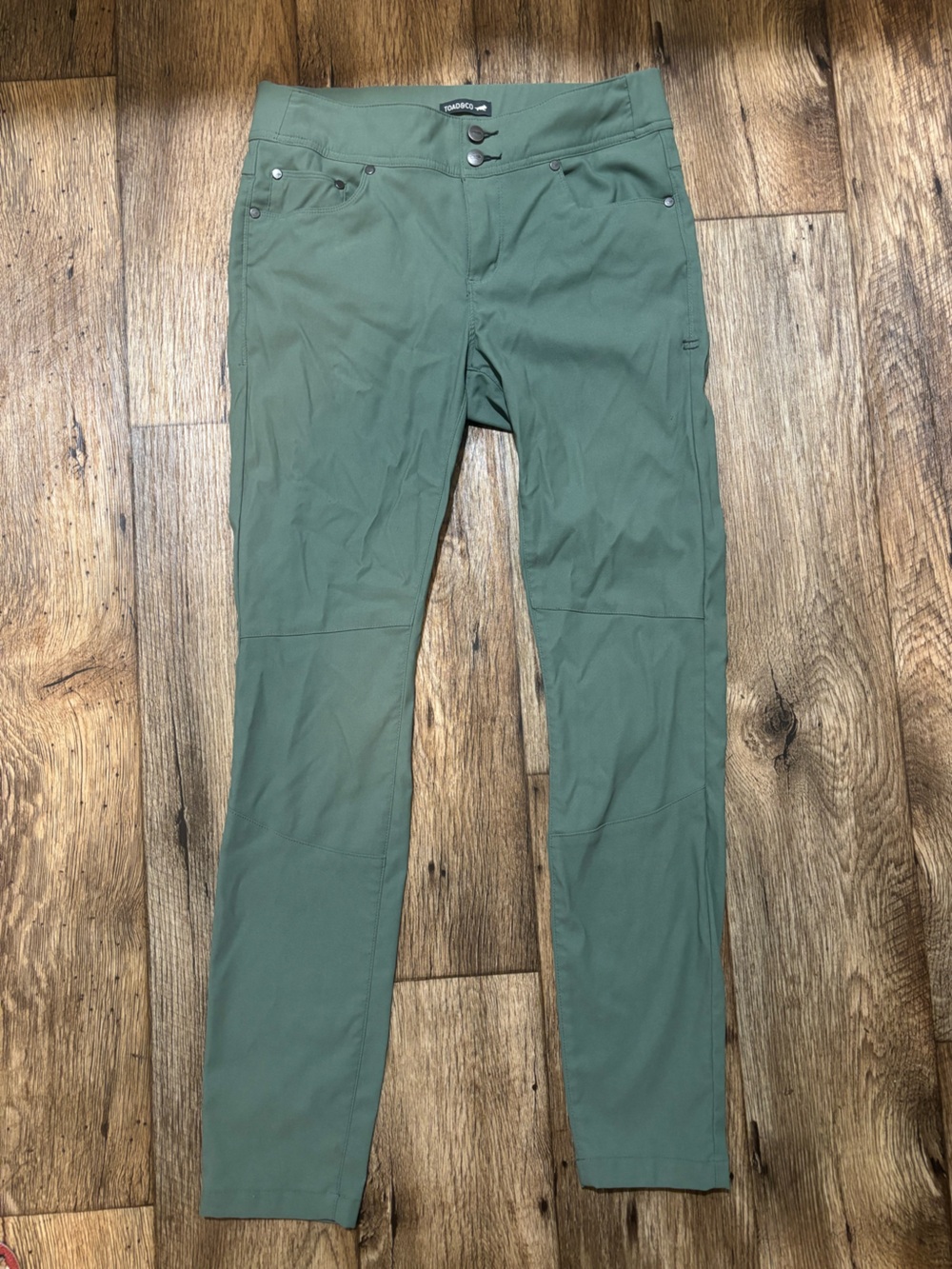Toad&Co Olive Green Skinny Women's Pants